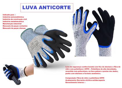 Imagem de Luva Anti Corte Ss1007 Resistência Super Safety C.a 32039 M