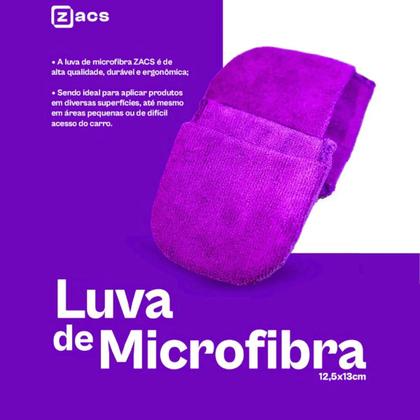 Imagem de Luva Aplicador De Microfibra Com Encaixe De Mão - Zacs