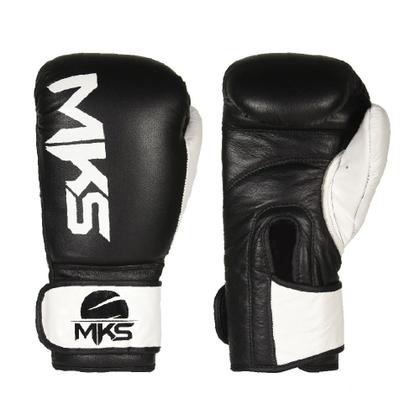 Imagem de Luva Boxe Mks Combat Rustic - Preto/Branco