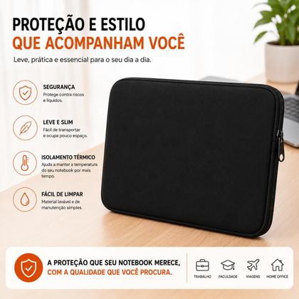 Imagem de Luva Capa Case para Notebook Neoprene 17 Polegadas