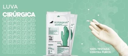 Imagem de Luva Cirúrgica Látex Estéril c/ Pó - Supermax