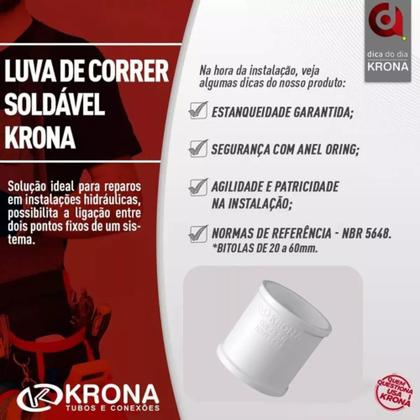 Imagem de Luva Correr Esgoto 40mm Krona Nbr 5688