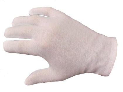 Imagem de Luva De Algodão 2 Pares Tamanho M Para Alérgicos Alergia