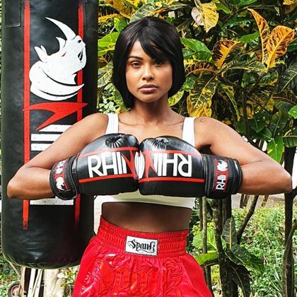 Imagem de Luva De Boxe Muay Thai Kickboxing Treino Box Infantil Rhino