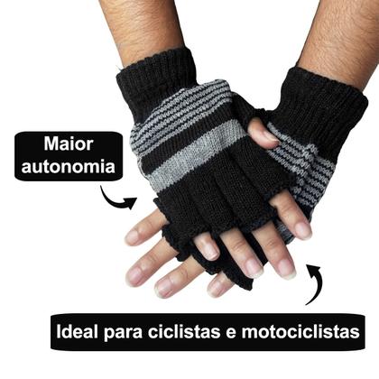 Imagem de Luva De Frio Unissex Redstar Winter Dedos Abertos Para Inverno VSI04017