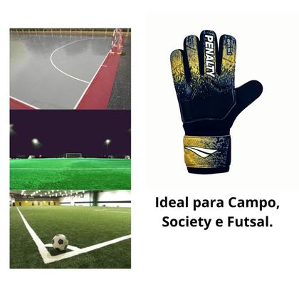 Imagem de Luva de Goleiro Infantil Penalty Delta 1 XXIII + Meião + Caneleira