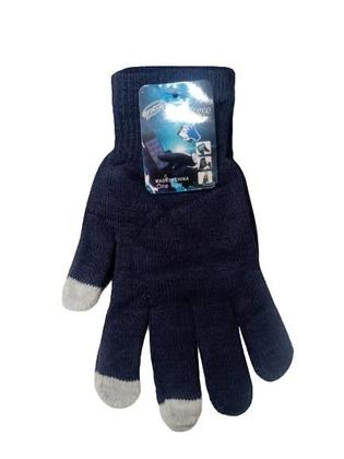 Imagem de Luva de Lã Touch Screen Grossa Unissex Inverno