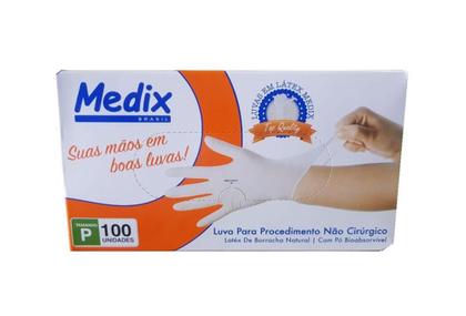 Imagem de Luva de Látex com Pó PP - Medix Caixa com 100/Un