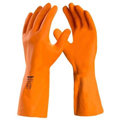 Imagem de Luva de latex reforcada max orange ca 11286 danny