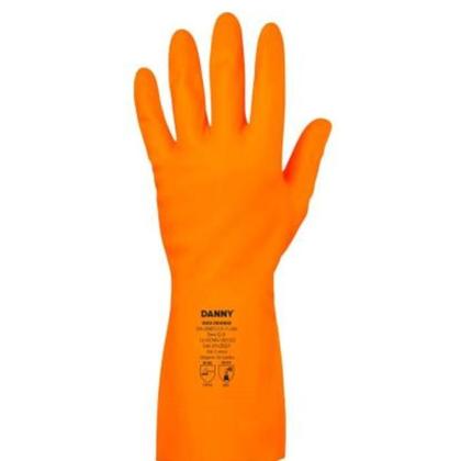 Imagem de Luva de latex reforcada max orange ca 11286 danny