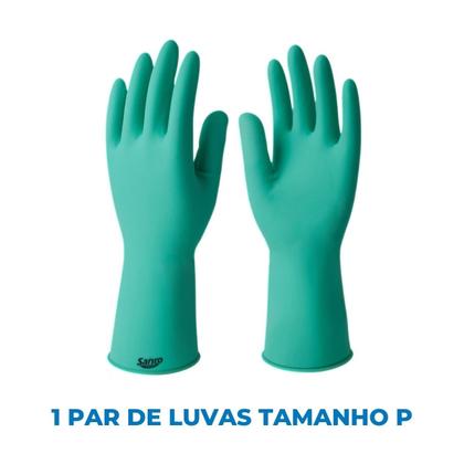 Imagem de Luva de Látex Verde P Sanro Soft
