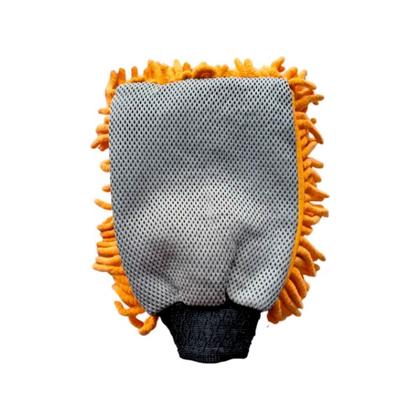 Imagem de Luva De Microfibra Lavagem Automotiva Carro Moto 2 em 1 Evox