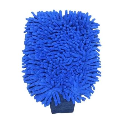 Imagem de Luva De Microfibra Para Lavagem Automotiva Lavar com Segurança Cerdas Macias Não Risca
