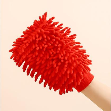 Imagem de Luva de Microfibra para Limpeza Multiuso Carro Moto Lavar e Polir