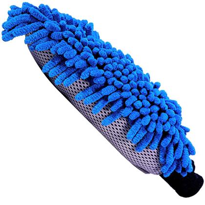 Imagem de Luva de Microfibra Tentaculo Dupla Ação Para Lavagem Automotiva e Remoção de Insetos