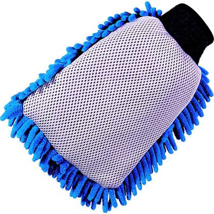 Imagem de Luva de Microfibra Tentaculo Dupla Ação Para Lavagem Automotiva e Remoção de Insetos