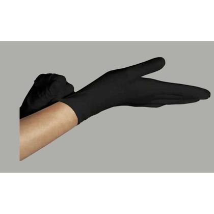 Imagem de Luva de NITRILO Procedimento Unigloves Preto Sem Pó com 100 unidades