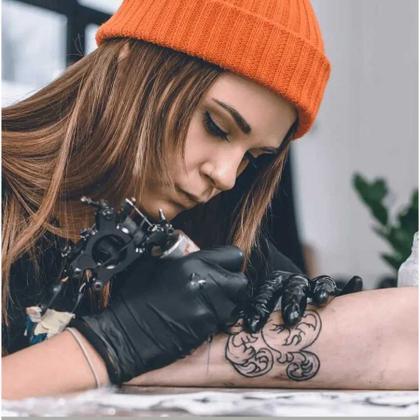 Imagem de Luva de NITRILO Procedimento Unigloves Preto Sem Pó com 100 unidades