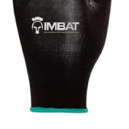 Imagem de Luva de Poliéster C/ Pu Preto - Imbat