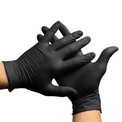 Imagem de Luva de Procedimento Nitrílica Preta M (KIT C/1000) - Descarpack
