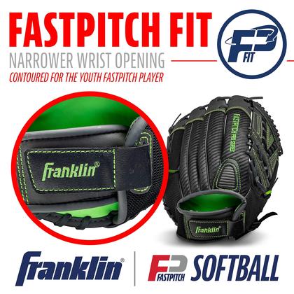 Imagem de Luva de softball Franklin Sports Fastpitch Pro Lime 12.5
