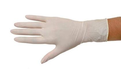 Imagem de Luva Descartável em Látex com Certificado do INMETRO