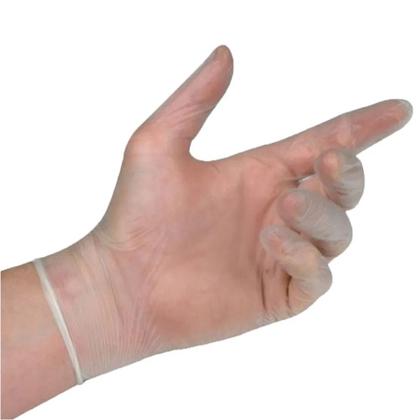 Imagem de Luva Descartável Vinil PSem Pó Caixa com 100 und. Descarpack