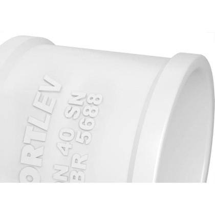 Imagem de Luva Esgoto Fortlev 75Mm - Kit C/10 Pecas