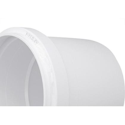 Imagem de Luva Esgoto Fortlev Reducao 50 X 40 Branco - Kit C/20 Unidades