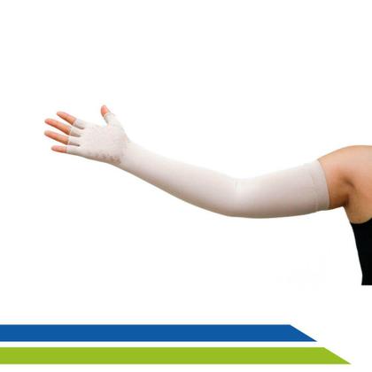 Imagem de Luva Extra Longa de Proteção Solar FPU50+  Antiderrapante- Par - Flambé - Cód. LV-012