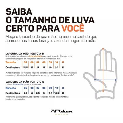 Imagem de Luva Futebol Campo Profissional Champion 9 Poker