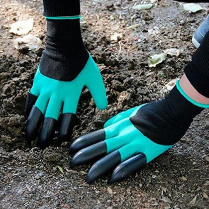 Imagem de Luva Garras Para Jardinagem Segurança Para Mãos