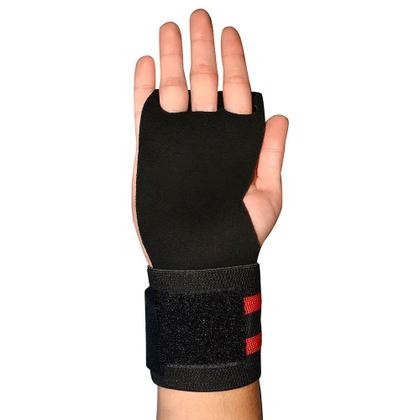 Imagem de Luva grip três furos com munhequeira