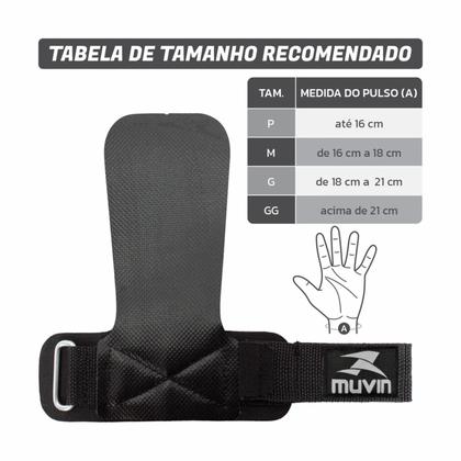 Imagem de Luva Hand Grip Basic Muvin - Crosstraining Treino Pull Up