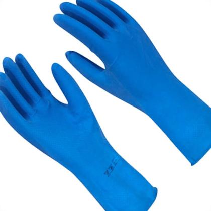 Imagem de Luva Imbat Latex Azul 08-M - Kit C/12 Unidades