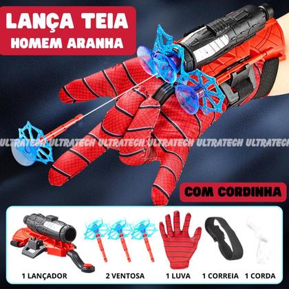 Imagem de Luva Lança Teia Homem Aranha Brinquedo Com Mascara