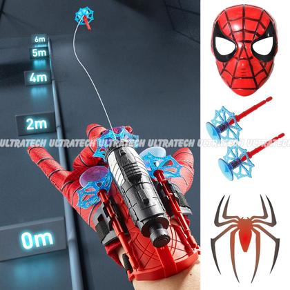 Imagem de Luva Lança Teia Homem Aranha Brinquedo Com Mascara