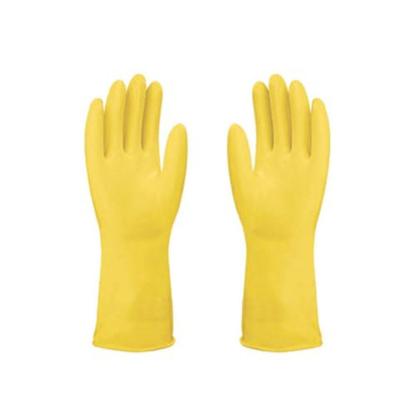 Imagem de Luva Látex Amarela Kit 6 Par Reforçada Tamanhos P-M-G