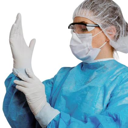 Imagem de Luva Látex Cirúrgica Estéril Descarpack com Pó 50 Pares 100 unidades