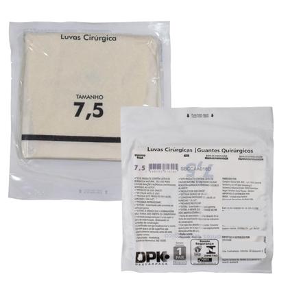 Imagem de Luva Látex Cirúrgica Estéril Descarpack com Pó 50 Pares 100 unidades