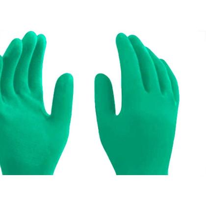 Imagem de Luva Latex Imbat Forrada Verde 07