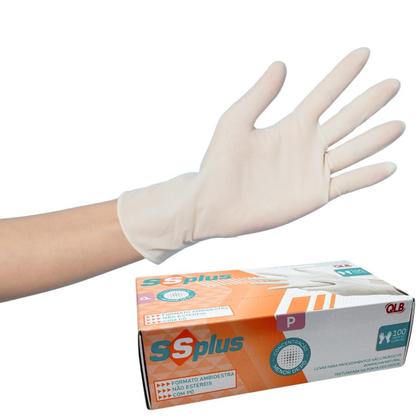 Imagem de Luva latex "p" com pó c/100 - ssplus