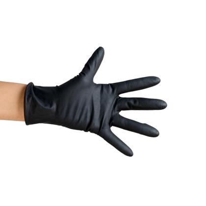 Imagem de Luva latex Preto Tam M cx c/20 - Santa Clara