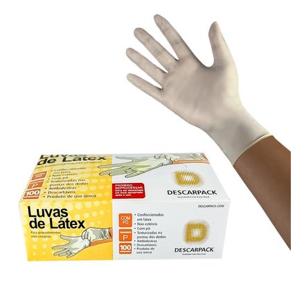 Imagem de Luva látex proc. não cirúrgico c pó descarpack 200un tam m