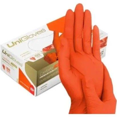 Imagem de Luva Látex Procedimento Com Pó Unigloves TAMANHO M LARANJA