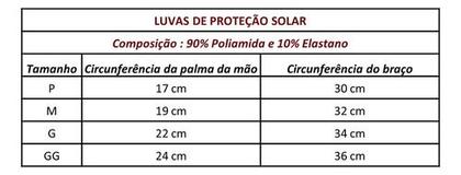 Imagem de Luva Longa Com Dedos Proteção Solar Fpu50+ Uv Antiderrapante