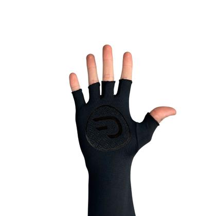 Imagem de Luva Longa Com Proteção Solar Preto Flexsport