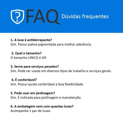 Imagem de Luva Mão Pigmentada EPI G9 Preta LDI PAR Antiderrapante Proteção para Trabalho e Serviços Gerais