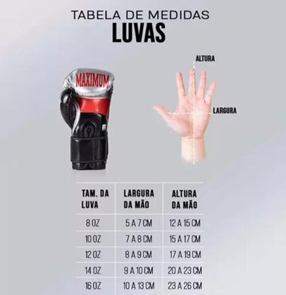 Imagem de Luva Marca Maximum Profissional Modelo Silver - Pro Séries