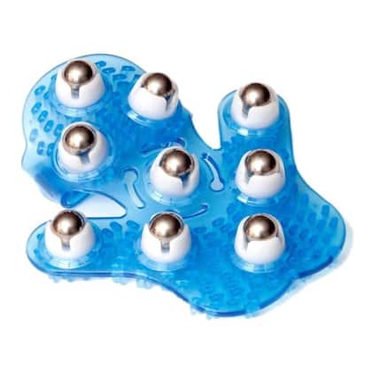 Imagem de Luva Massageadora Corporal com 9 Esferas Giratórias 360  Modeladora, Relaxante e Estética